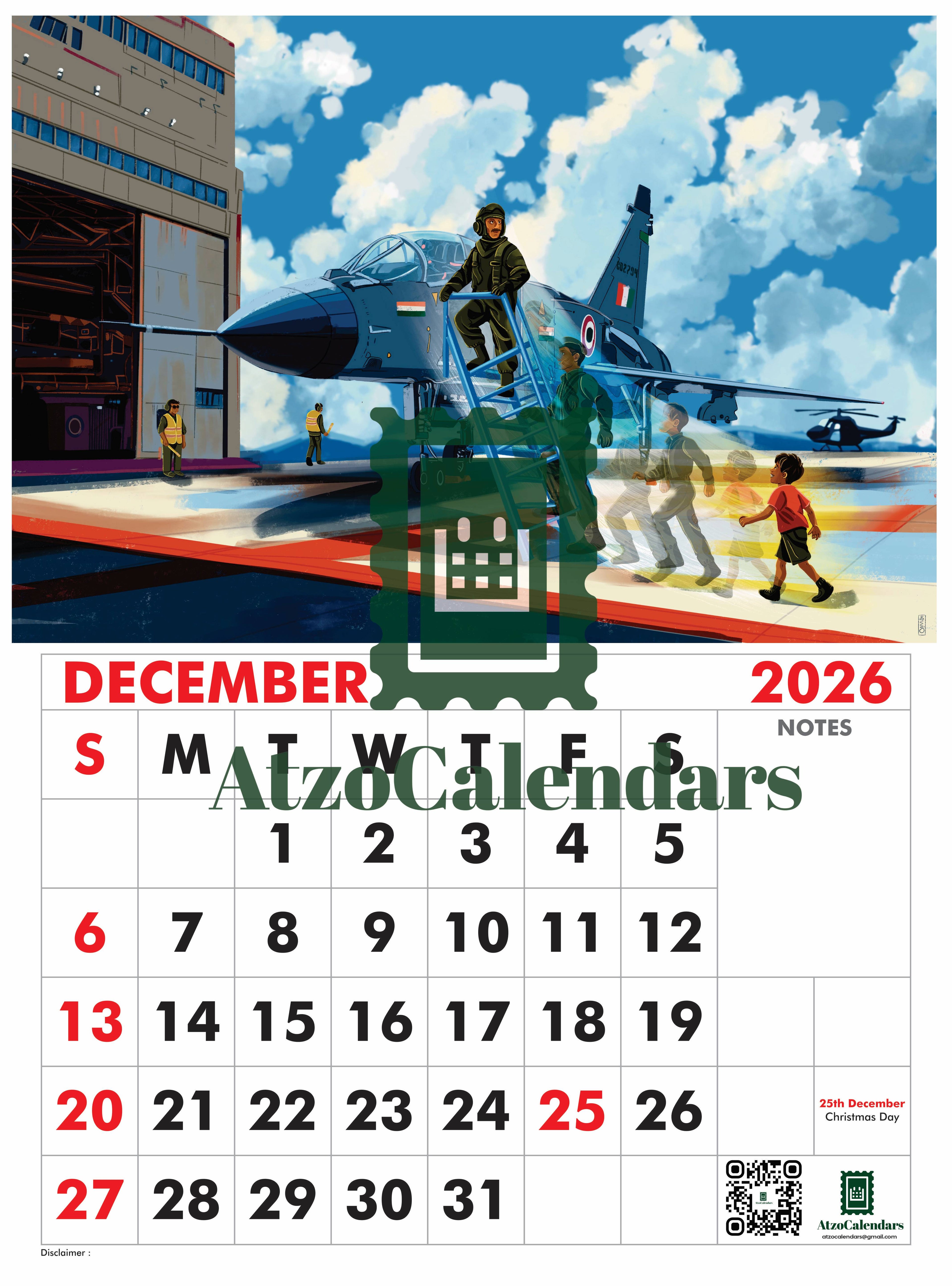 Trending Careers of Future - 2026 Wall Calendar - For Kids - PDF Download