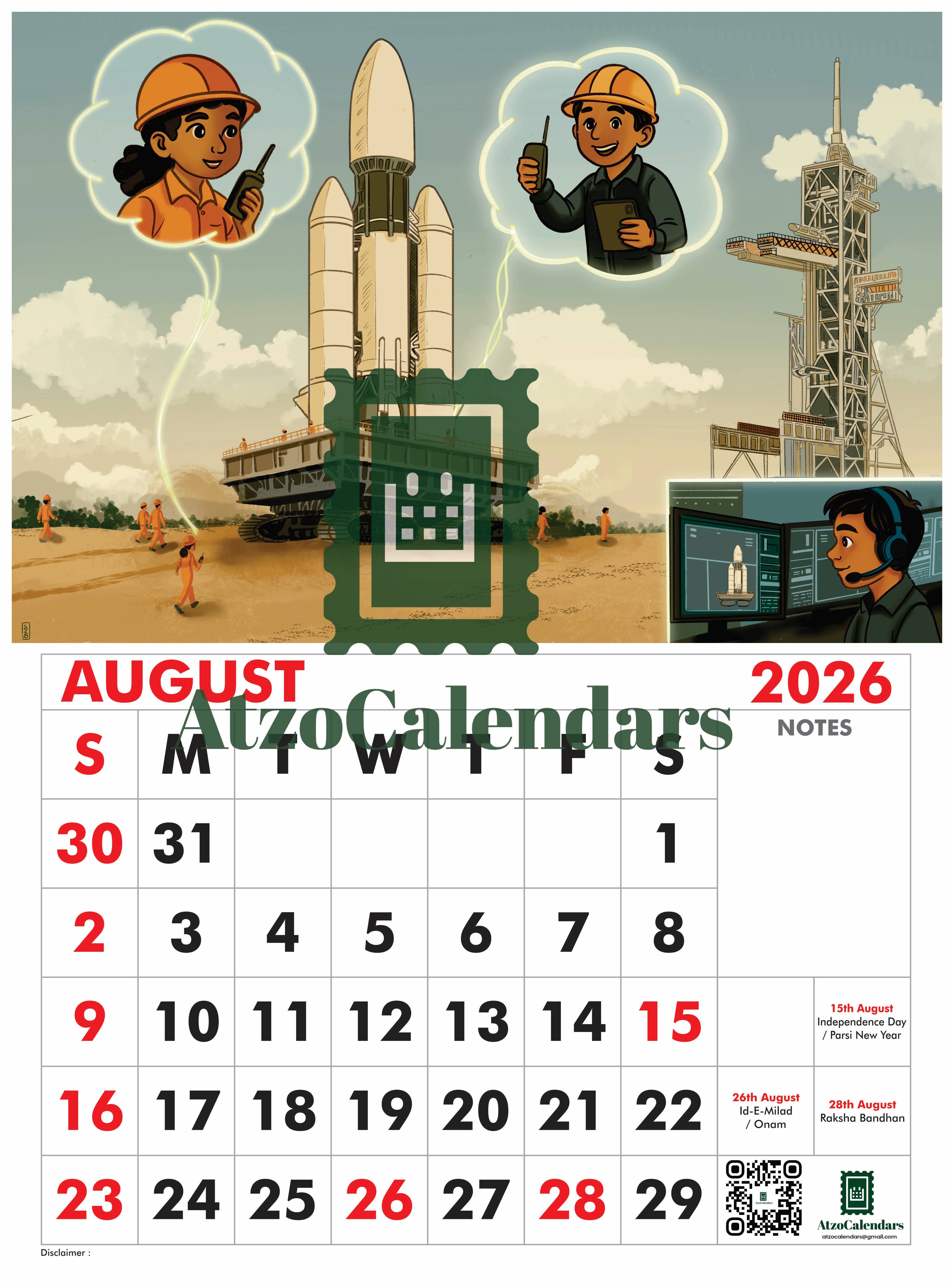 Trending Careers of Future - 2026 Wall Calendar - For Kids - PDF Download